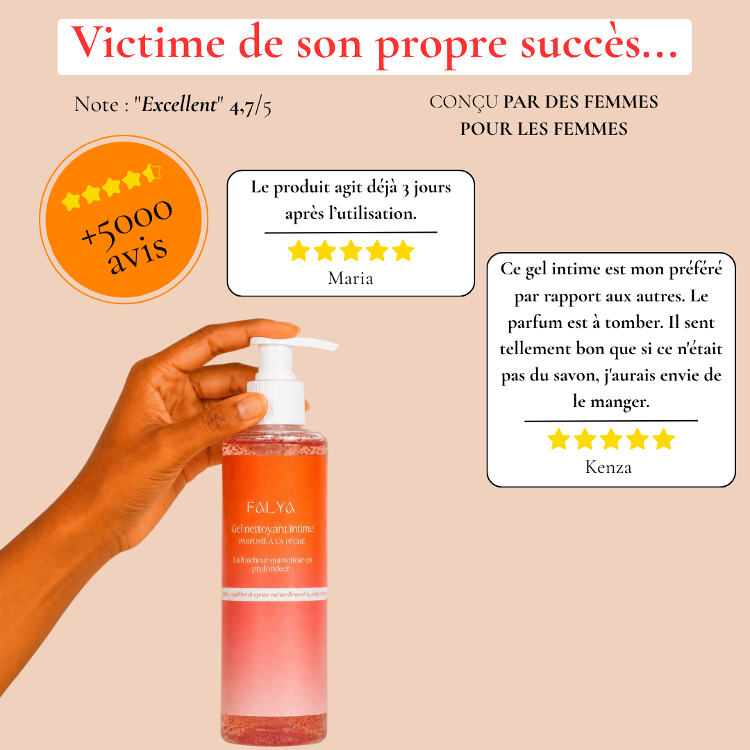 Gel nettoyant intime - Velours de pêche