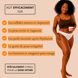 Gommage intime - Velours de pêche