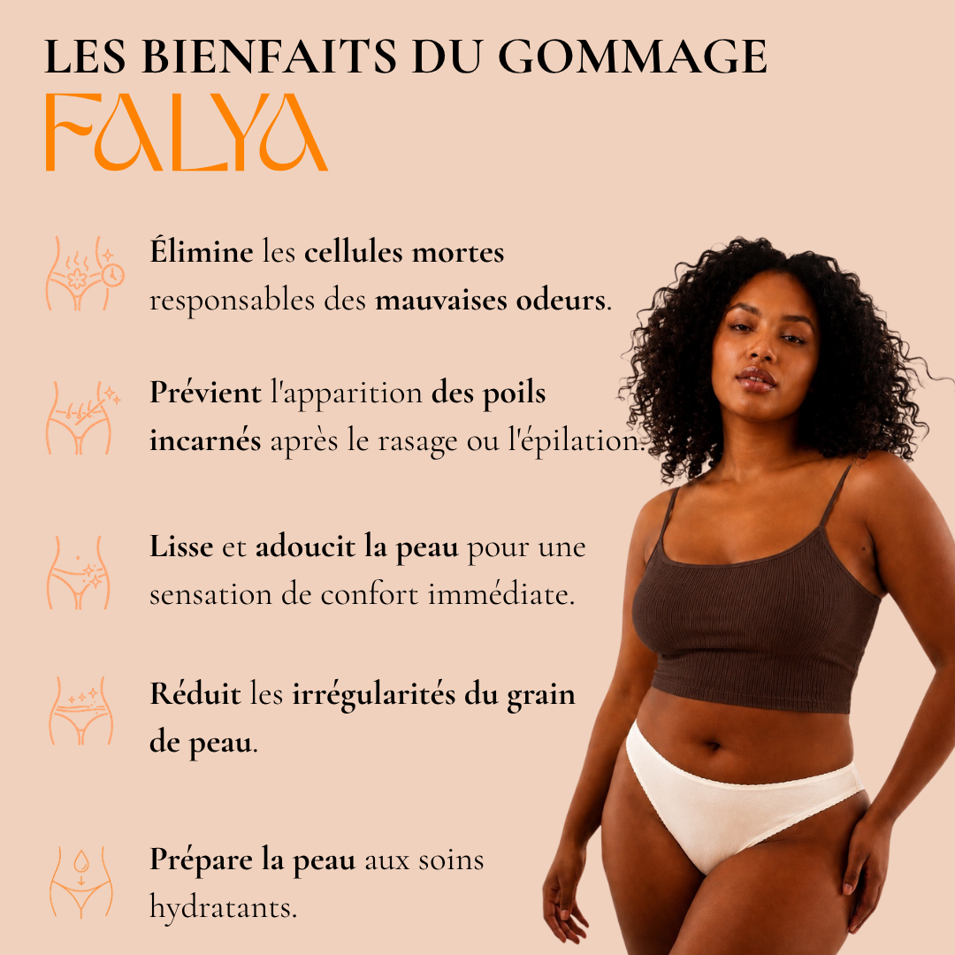 Gommage intime - Velours de pêche