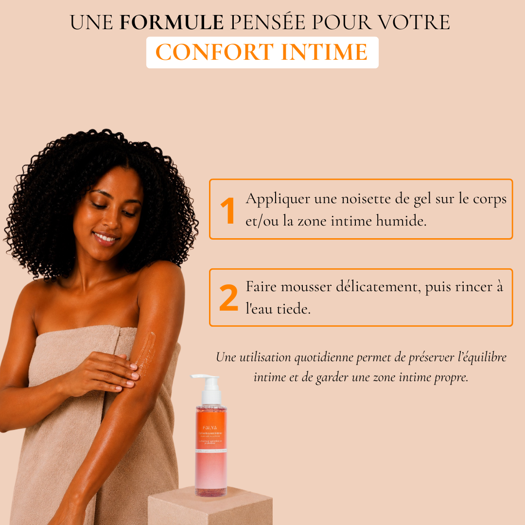 Gel nettoyant intime - Velours de pêche