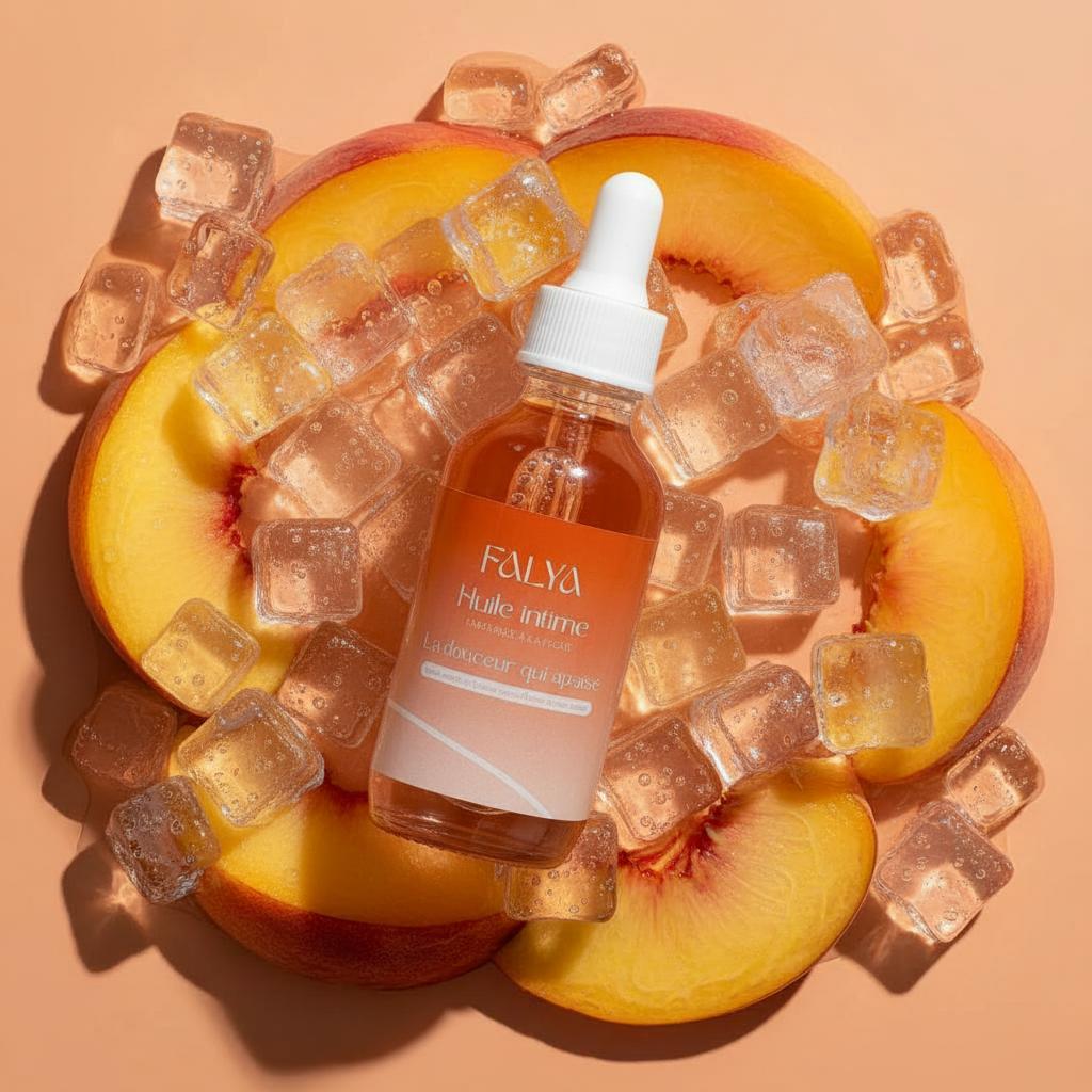 Huile intime - Velours de pêche